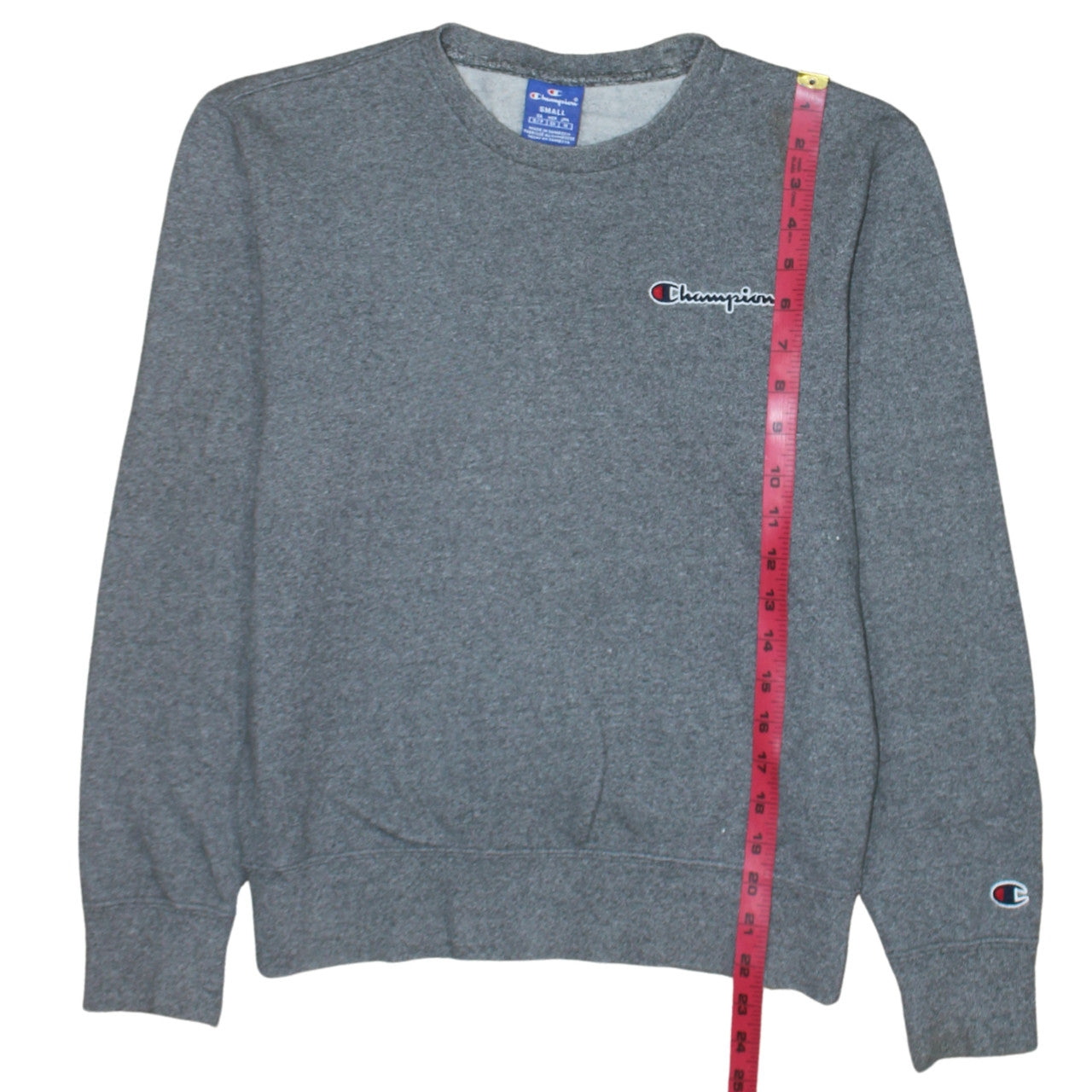 Champion Men's Grey Small Regular Fit Pullover Sweatshirt