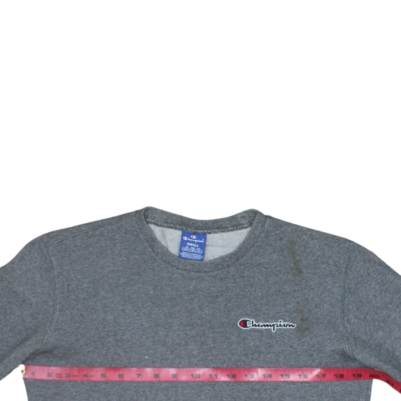 Champion Men's Grey Small Regular Fit Pullover Sweatshirt