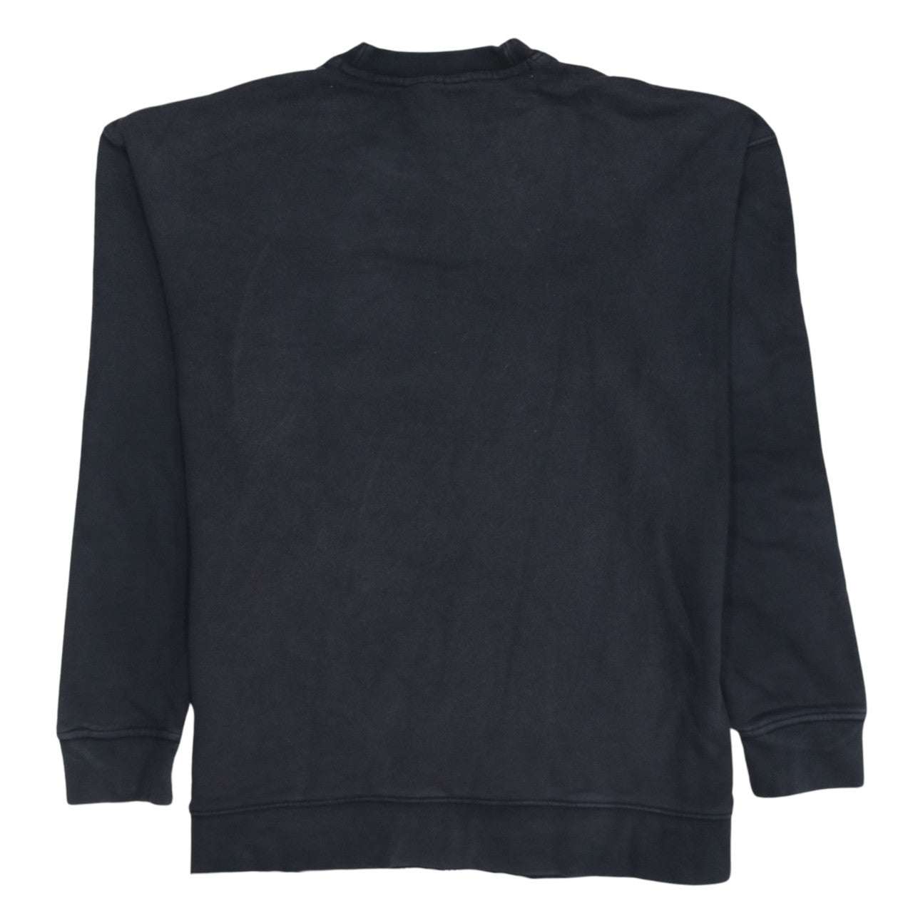 Adidas Women Black Crew Neck Pullover Sweatshirt Size 14