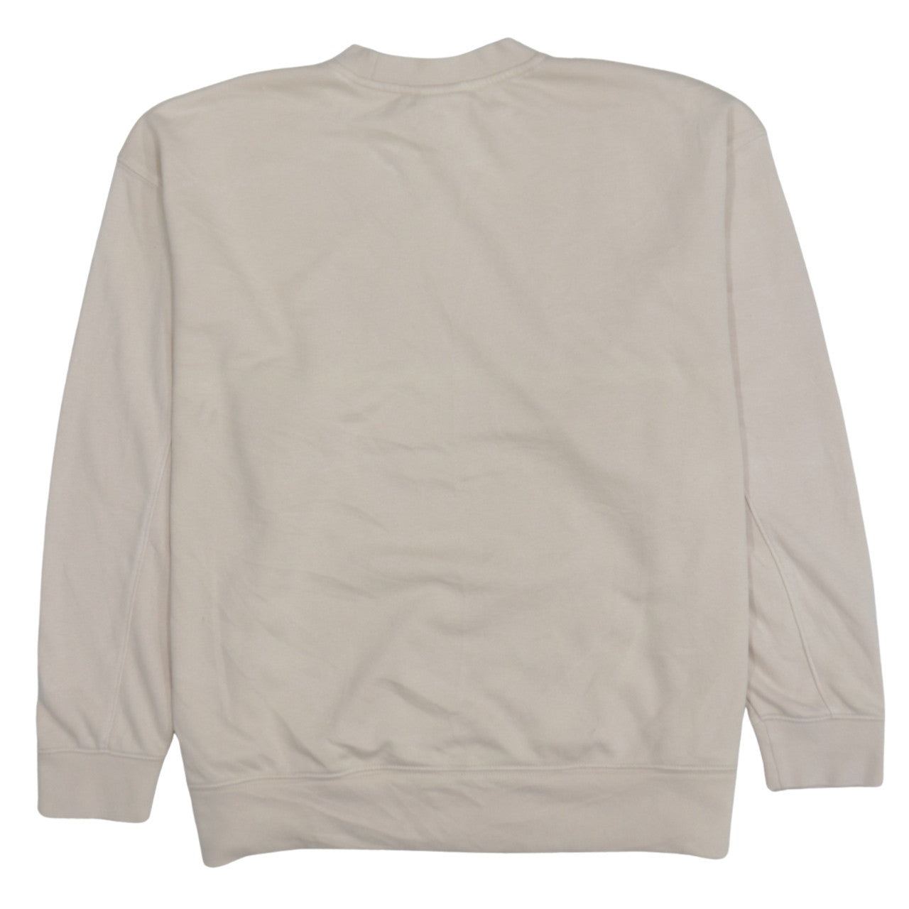 Adidas Women Beige Crew Neck Pullover Sweatshirt UK 8