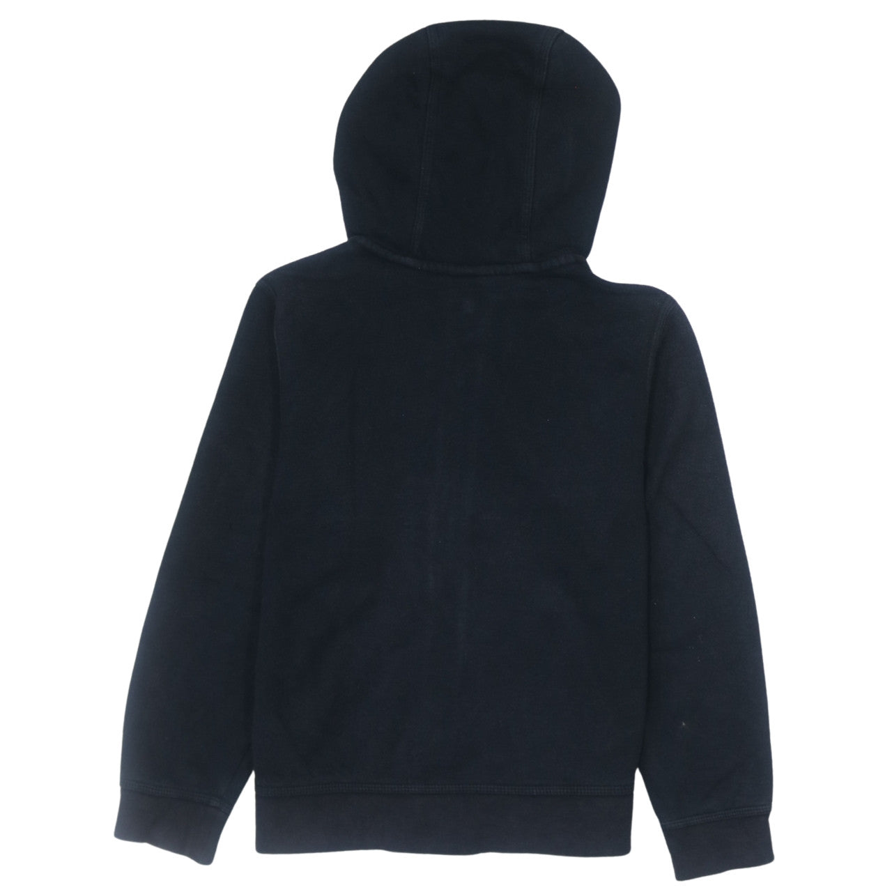 Nike Boys Black Full Zip Hoodie Sweatshirt M 10-12 Years Fleece Lined