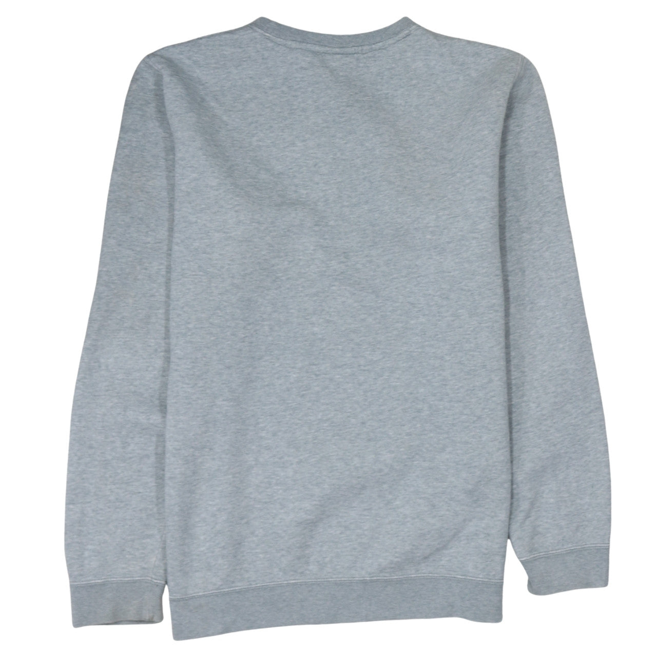Nike Men's Grey Pullover Sweatshirt M Crew Neck Fleece Regular Fit