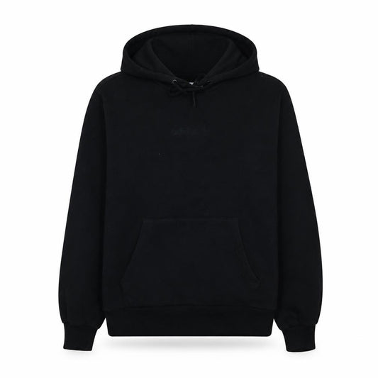 Adidas Women Black Small Pullover Hoodie Cotton Blend Casual
