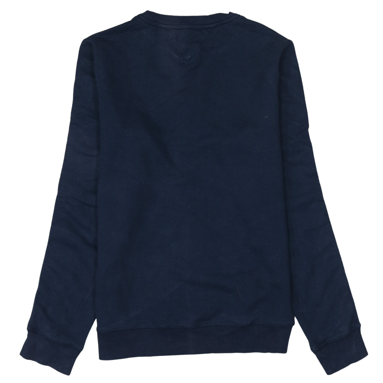 Tommy Hilfiger Men Blue Crew Neck Logo Tape Sweatshirt Size S