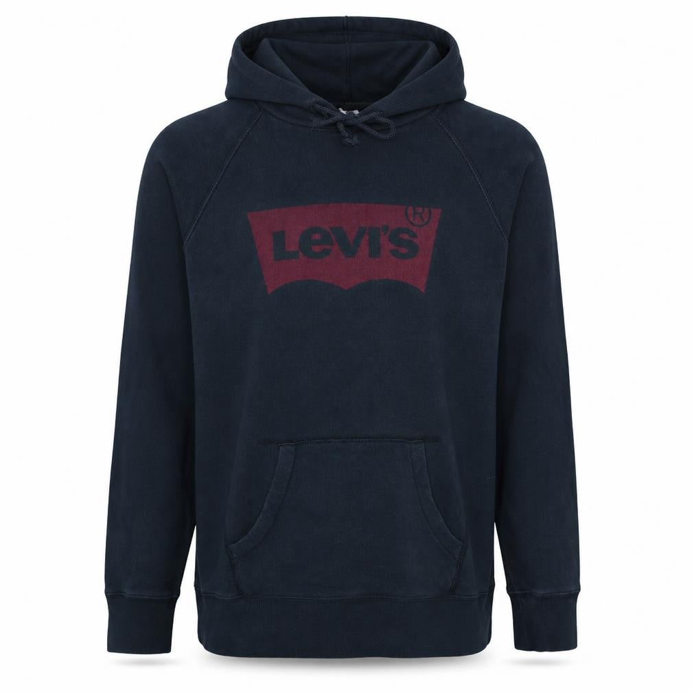 Levi's Men's Black Pullover Hoodie Small Regular Fit Logo Design