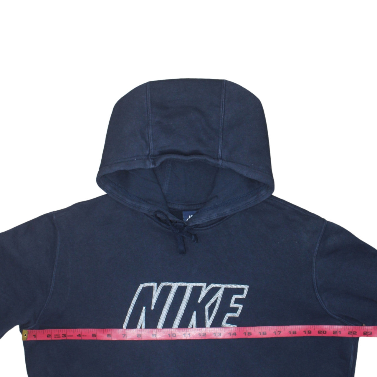 Nike Men's Blue Pullover Hoodie M Logo Fleece Sweatshirt