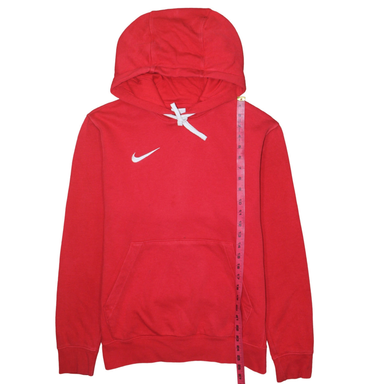 Nike Men's Red Pullover Hoodie Size S Sports Fleece Sweatshirt