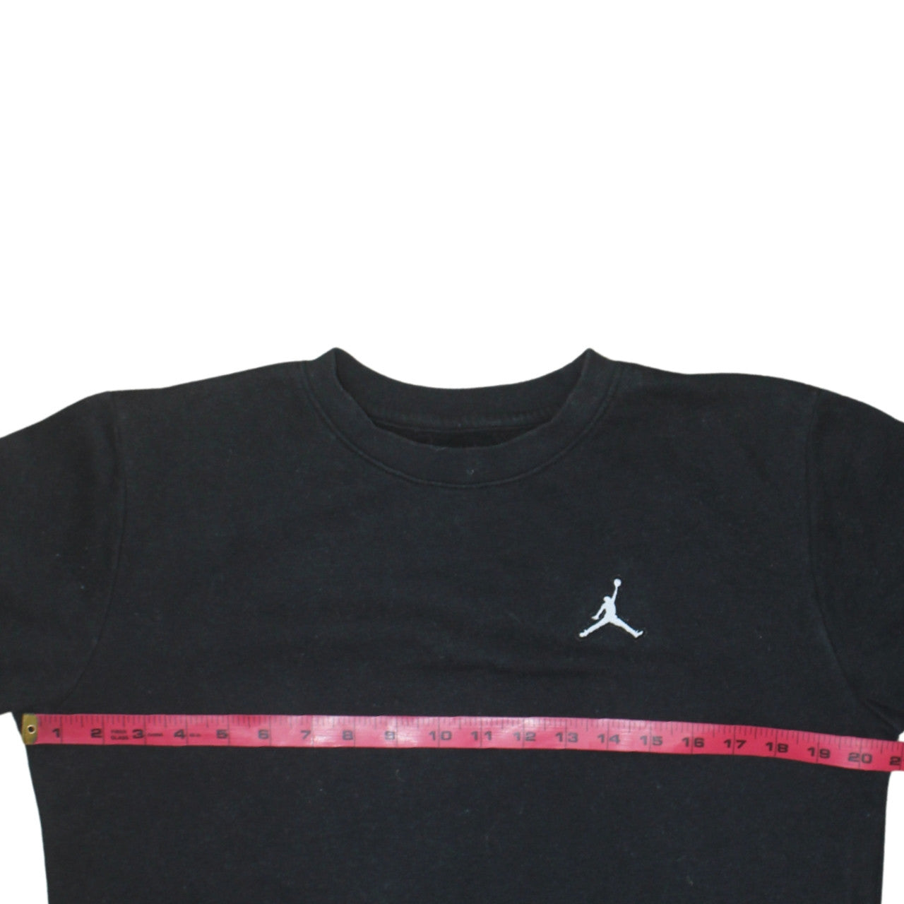 Jordan Boys Black Fleece Crew Neck Pullover Sweatshirt 14 Years