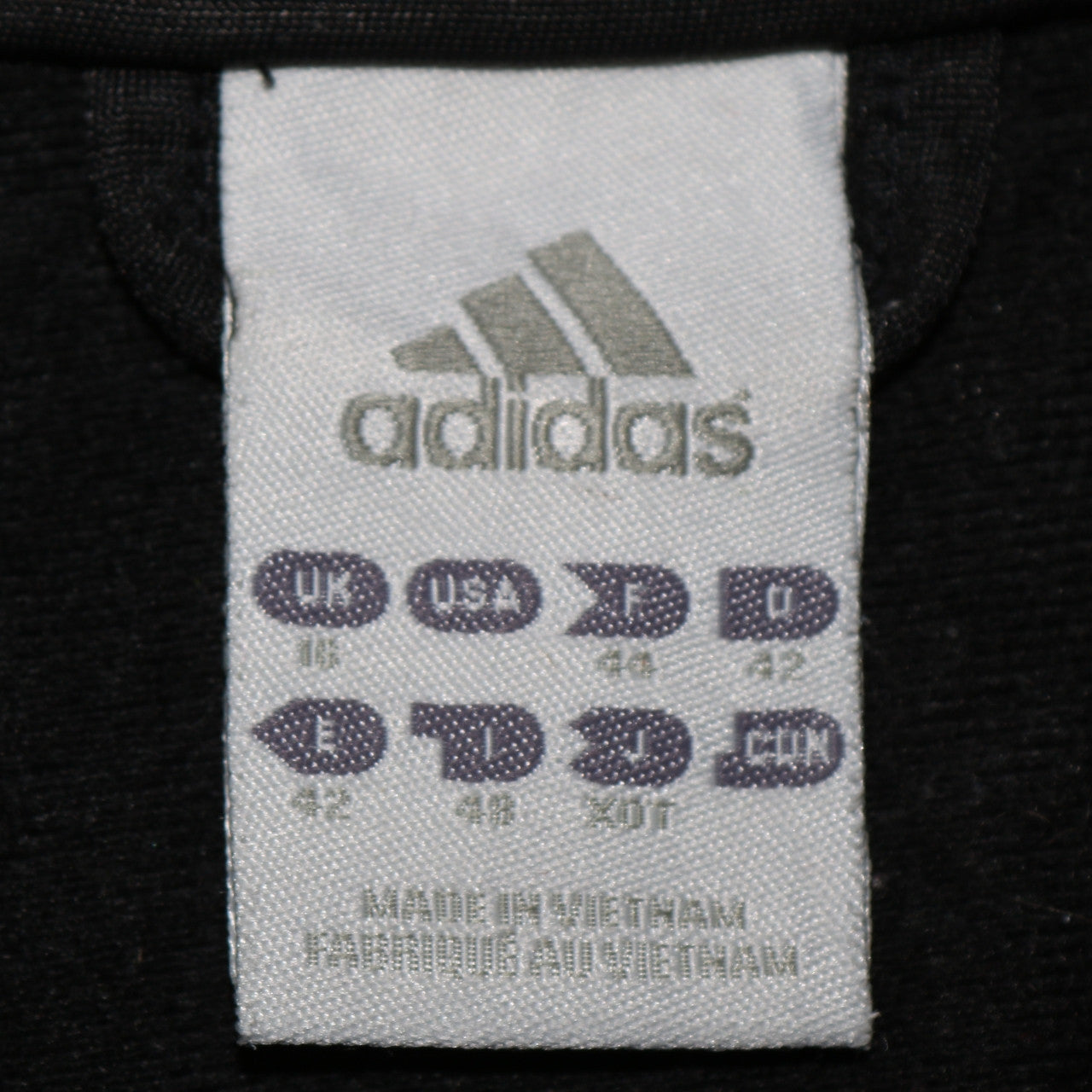 Adidas Women’s Black Track Jacket Size 16 Full Zip Sportswear