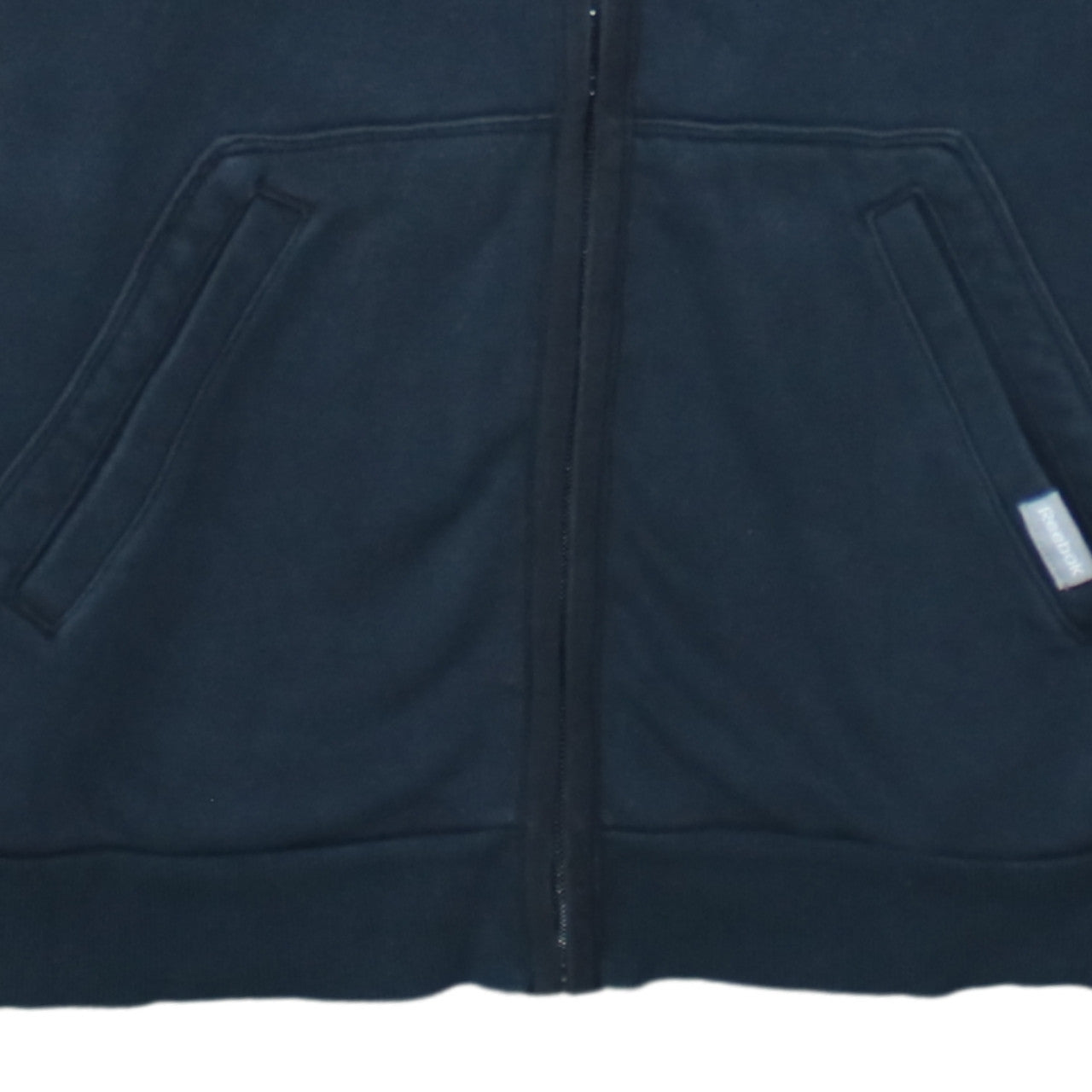 Reebok Men’s Blue Full Zip Hoodie L Regular Fit Fleece Sweatshirt