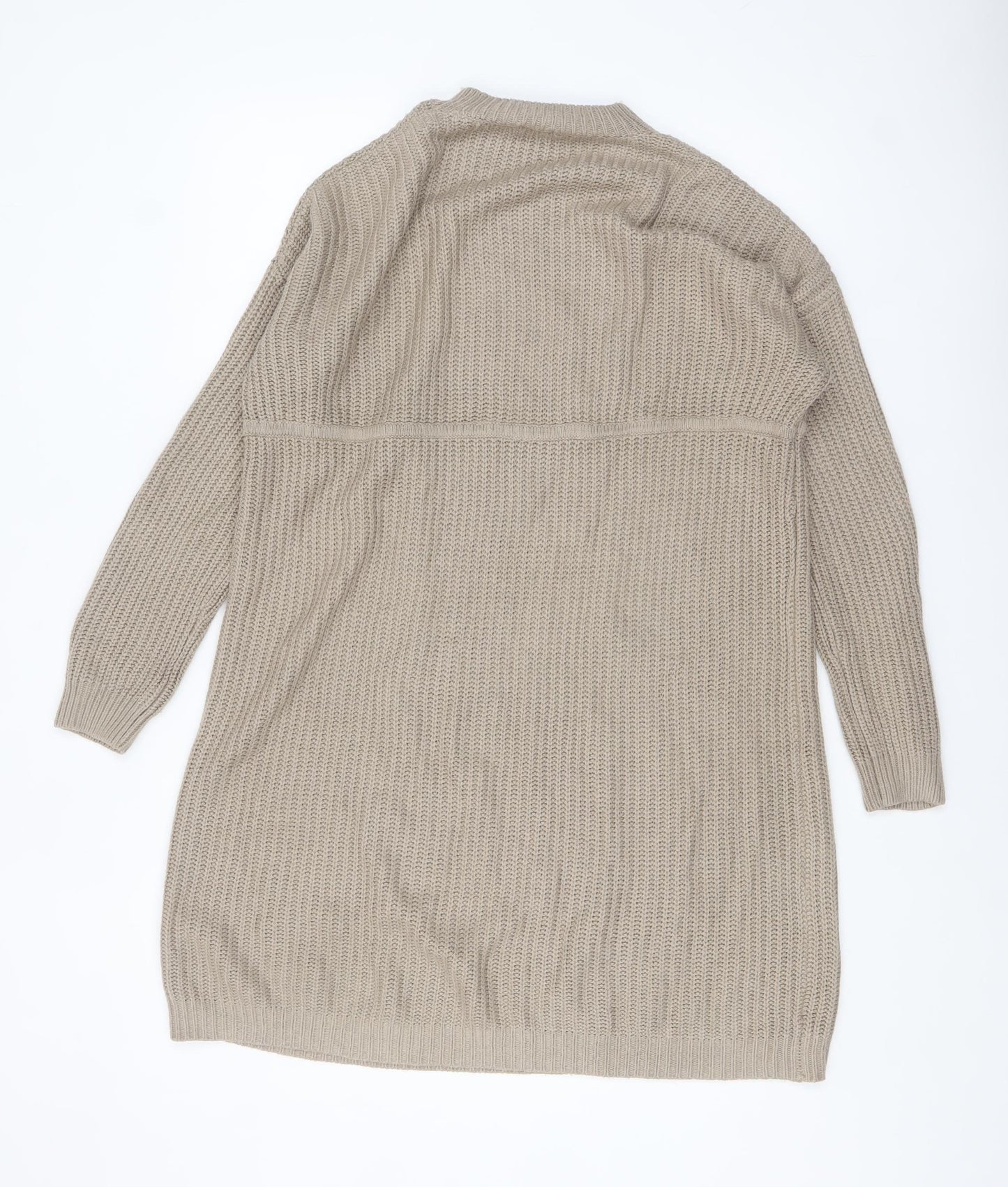 ASOS Women’s Beige Jumper Dress Size 10 Long Sleeve Knitwear