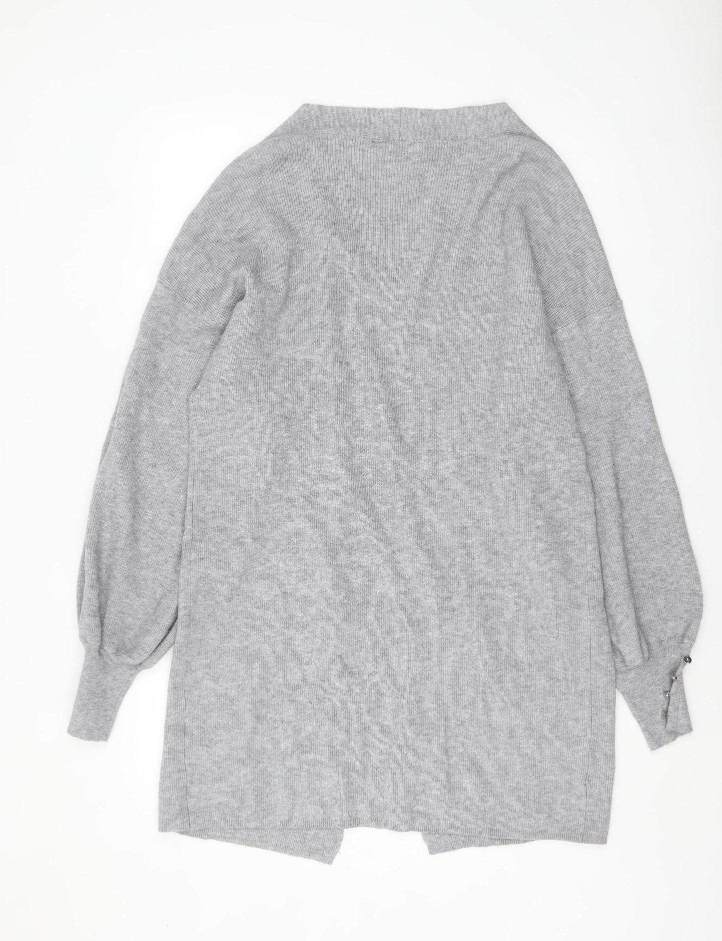Lipsy Women’s Grey Long Sleeve Open Cardigan UK 16