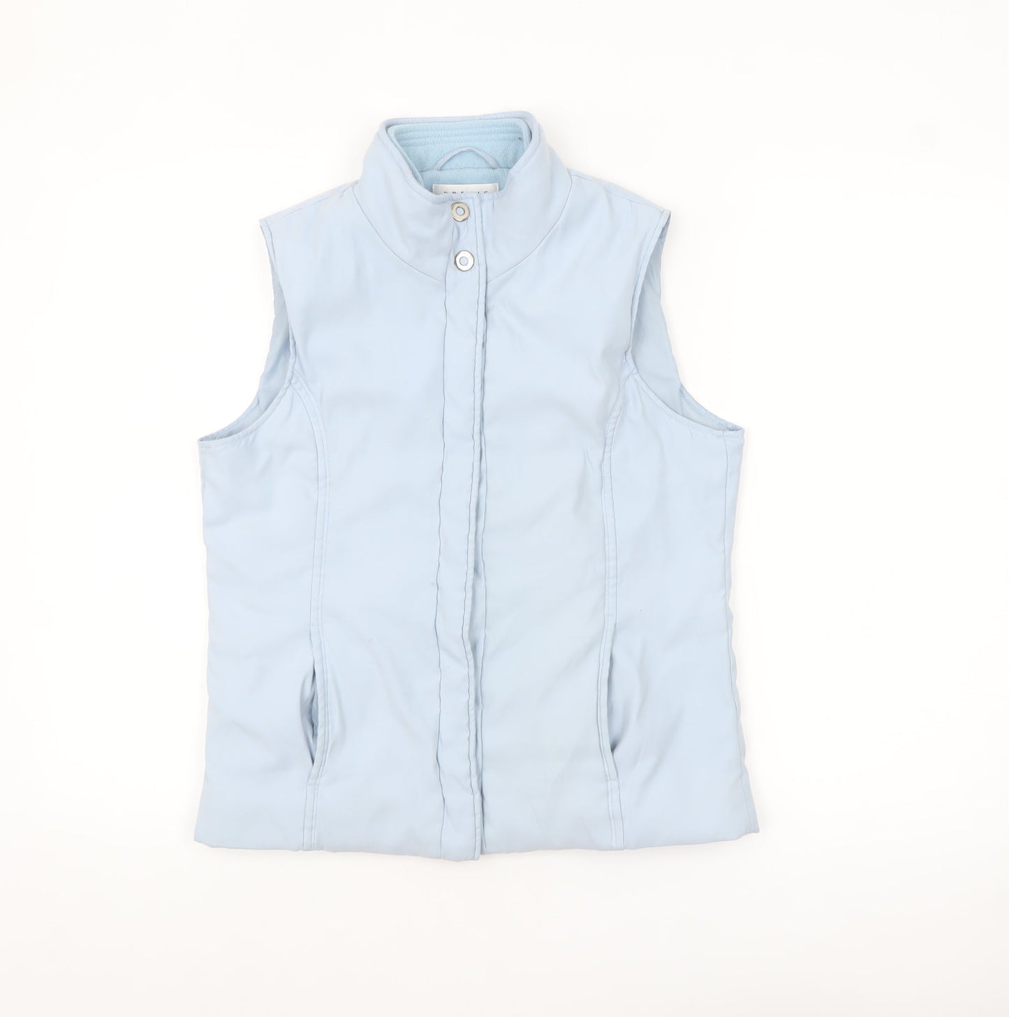 Precis Petite Women's Blue Padded Sleeveless Waistcoat Size 10
