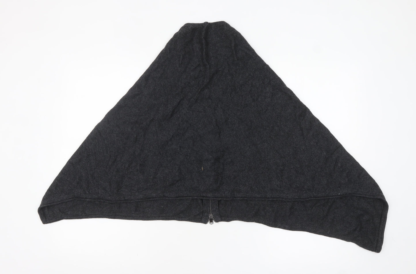 Mint Velvet Womens Grey Wool Cashmere Cape Jumper One Size