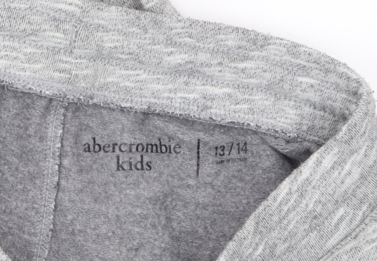 Abercrombie Kids Boys Grey Jogger Trousers 13-14 Years Elastic Waist