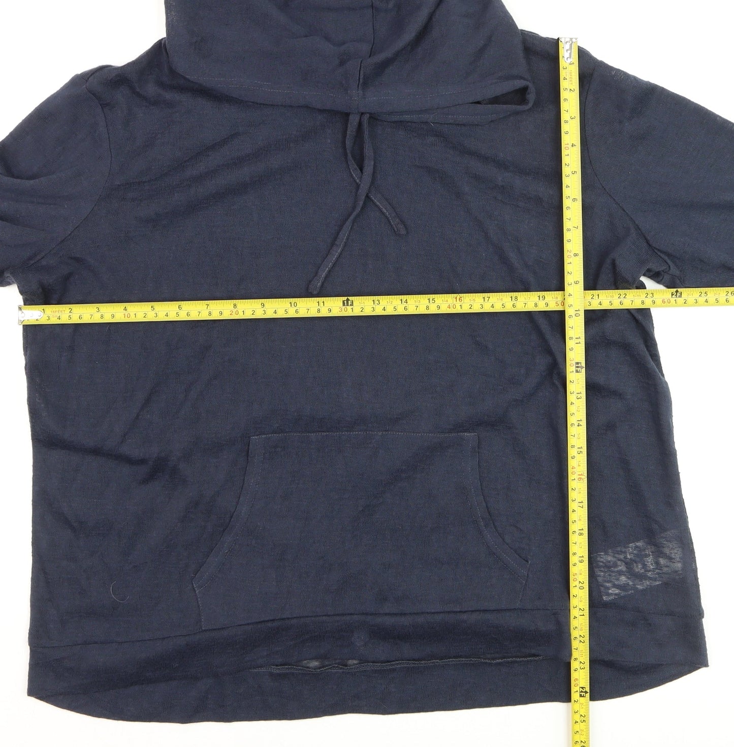 Weatherproof Men's Blue XL Pullover Hoodie Lightweight Knit