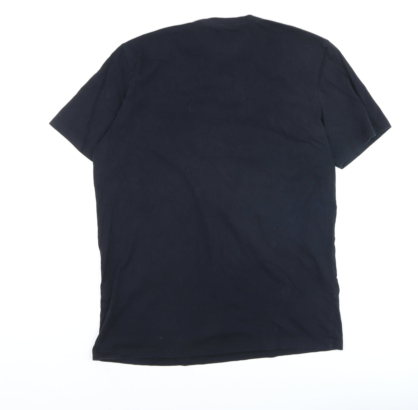 Jack & Jones Men’s Black Logo Graphic Crew Neck T-Shirt Size L