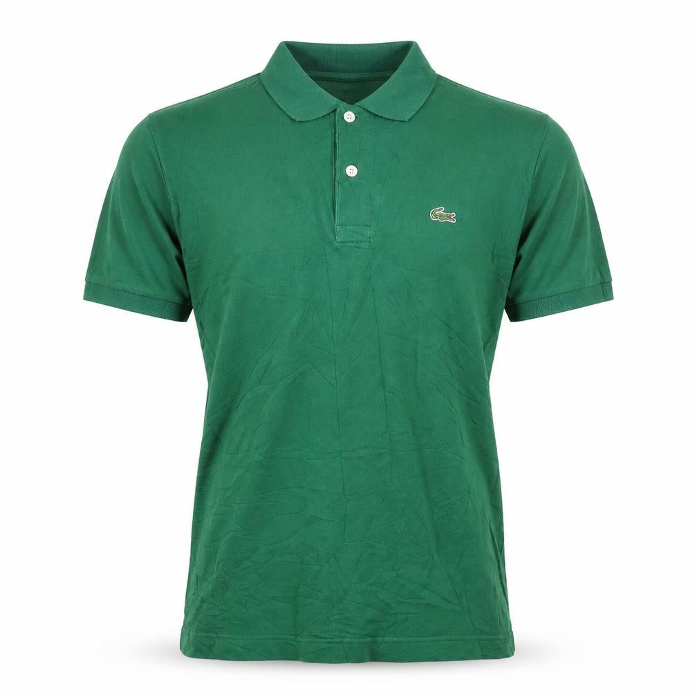 Lacoste Mens Green Short Sleeve Cotton Polo Shirt Size M