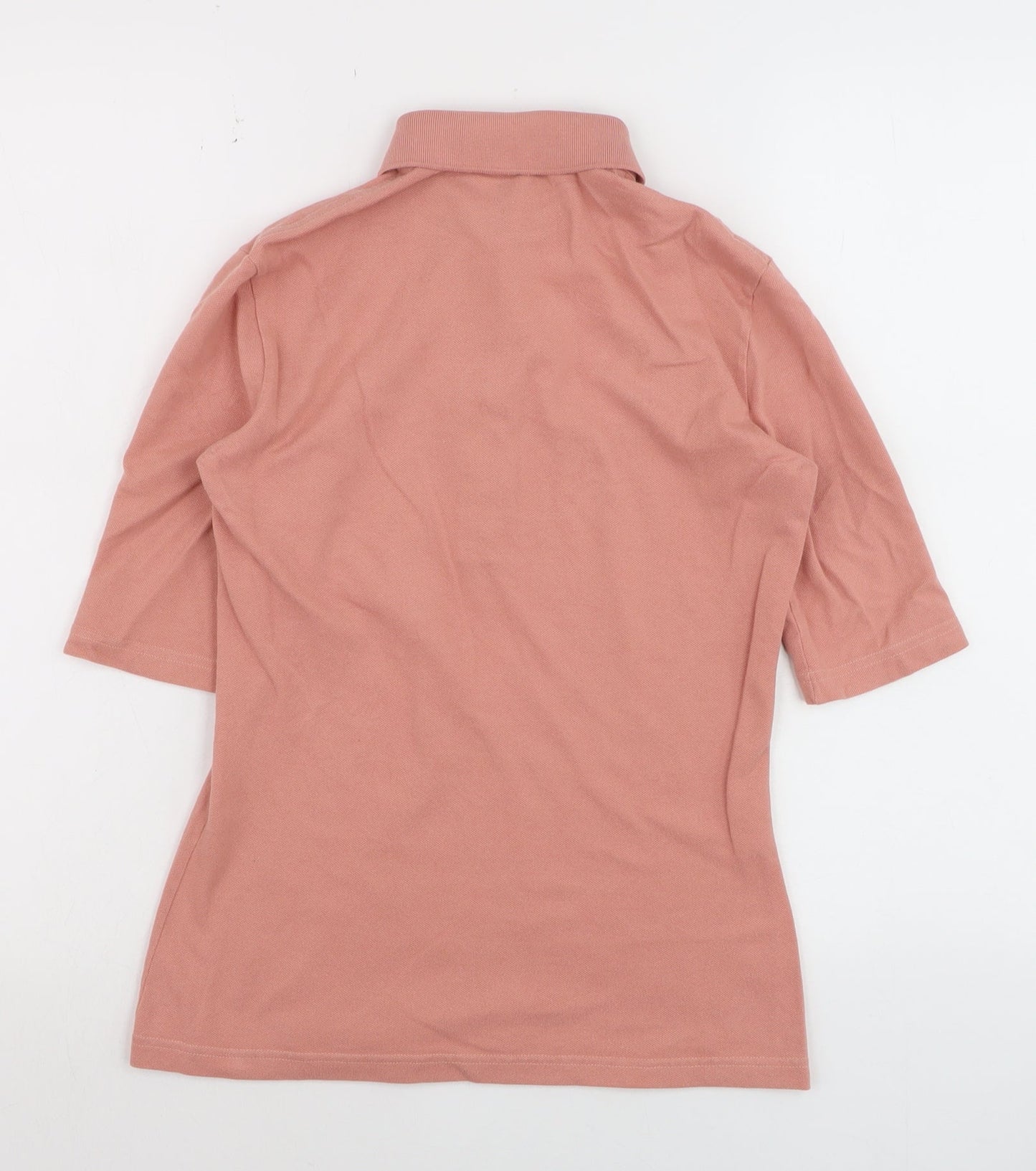 Lacoste Men’s Slim Fit Pink Cotton Stretch Polo Shirt Size S