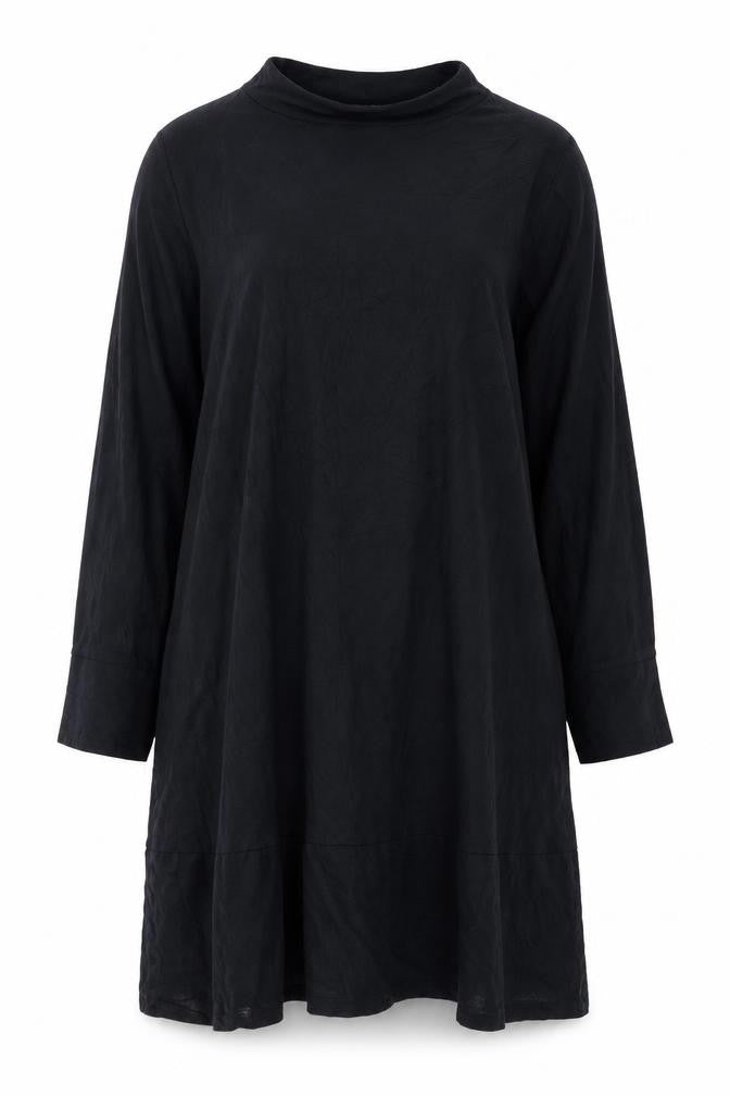 Marks & Spencer Women Black Size 18 High Neck Long Sleeve Tunic Jumper
