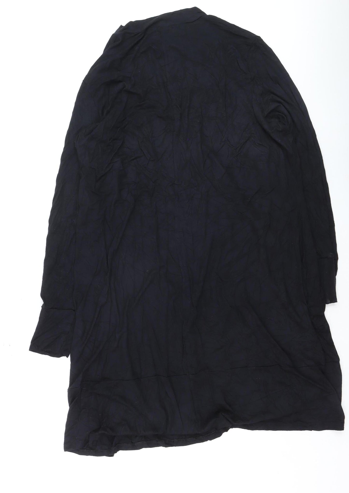 Marks and Spencer Women Black Size 18 High Neck Long Sleeve Tunic Jumper