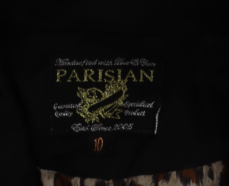Parisian Women Black Size 10 Single-Breasted Blazer Jacket