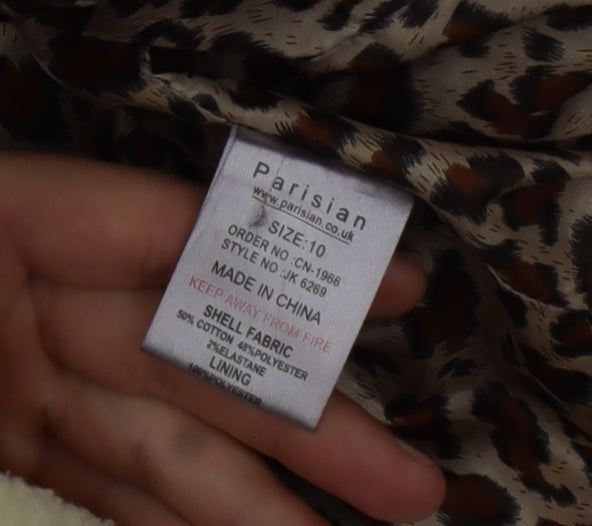 Parisian Women Black Size 10 Single-Breasted Blazer Jacket