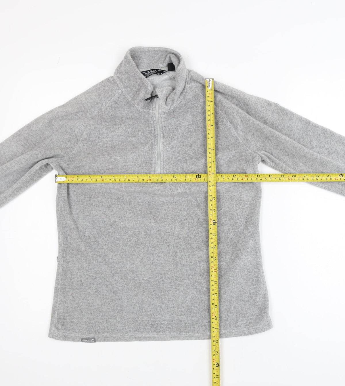 Regatta Womens Grey Fleece Half Zip Activewear Jacket UK 8
