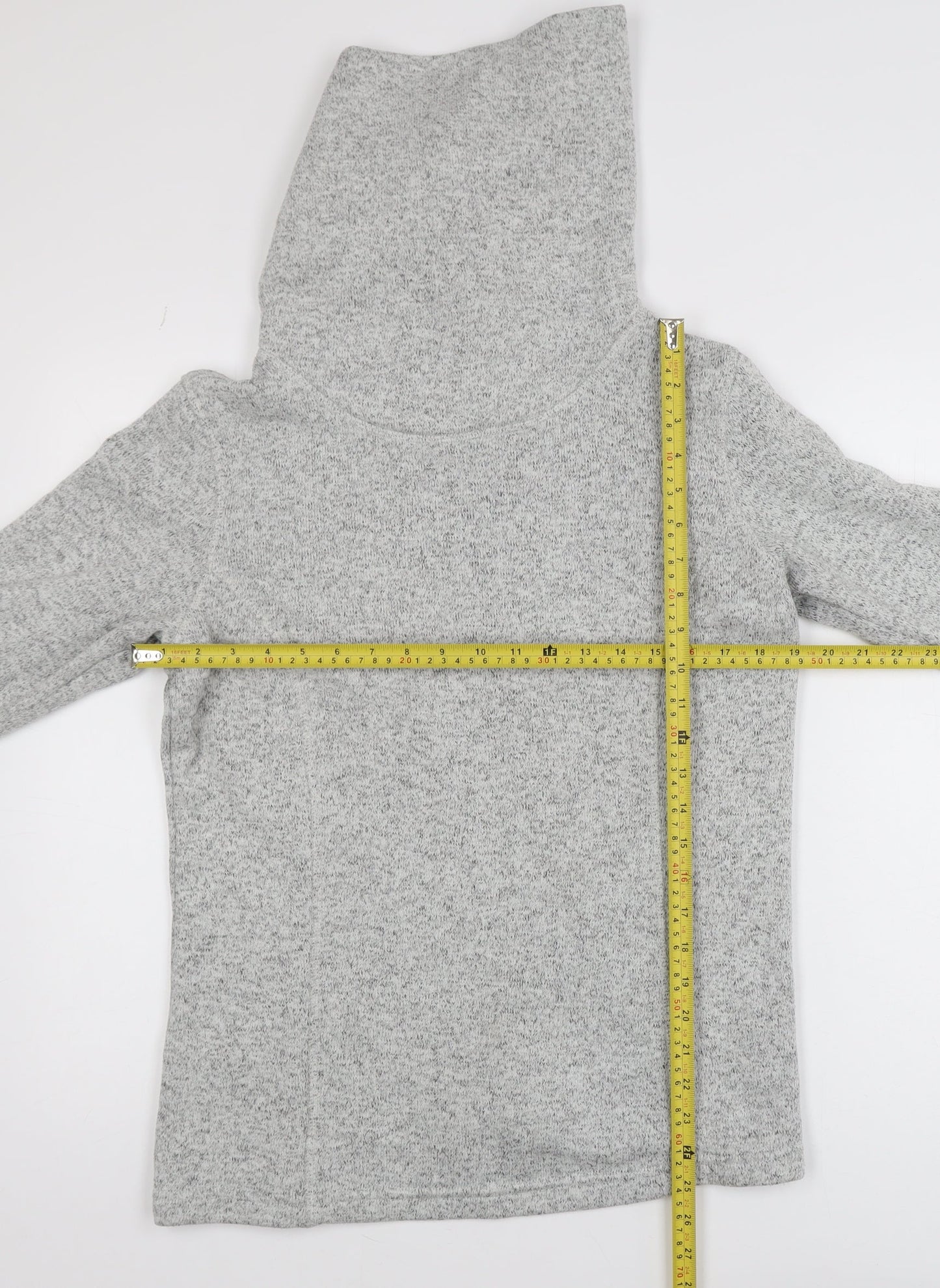 Mountain Warehouse Womens Grey Roll Neck Fleece Jumper Size 12