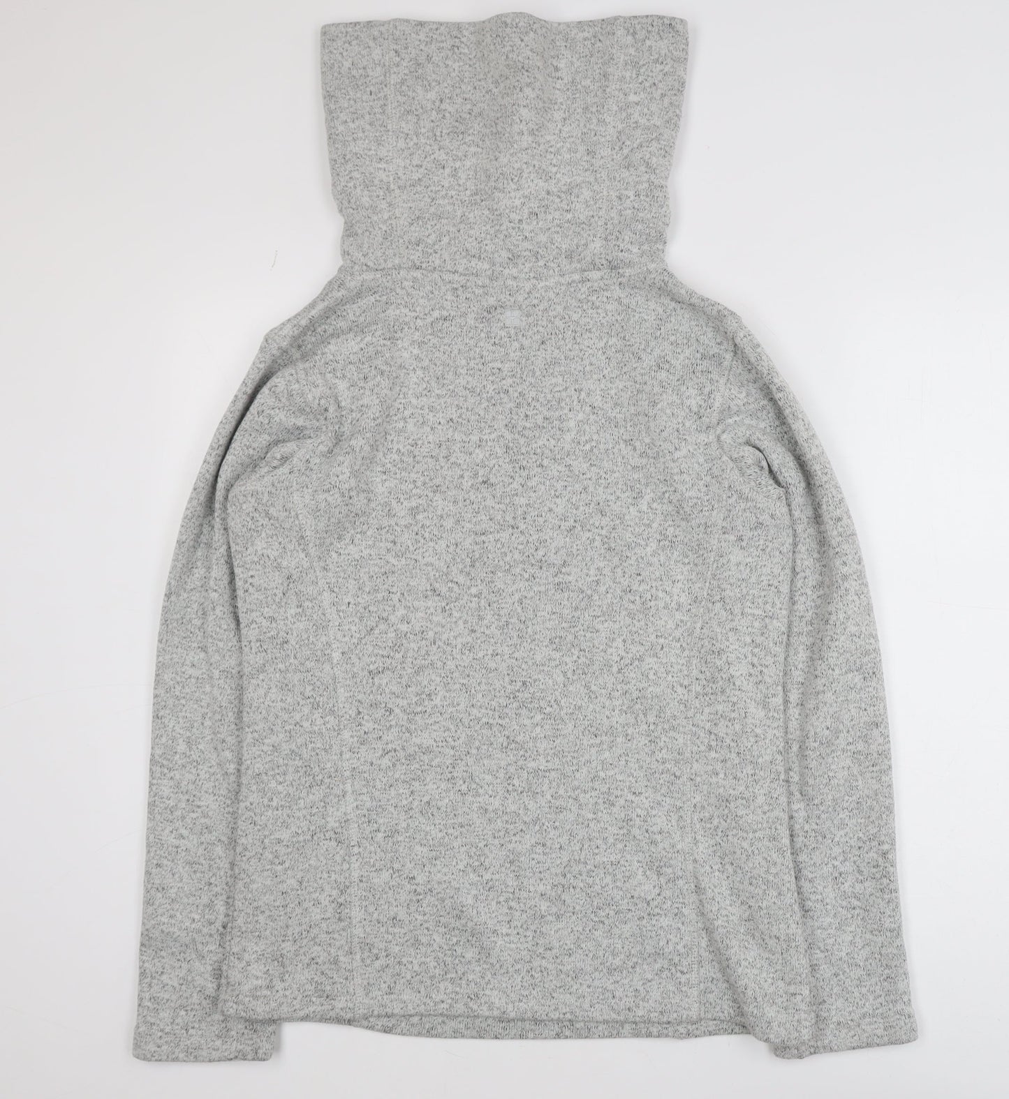 Mountain Warehouse Womens Grey Roll Neck Fleece Jumper Size 12