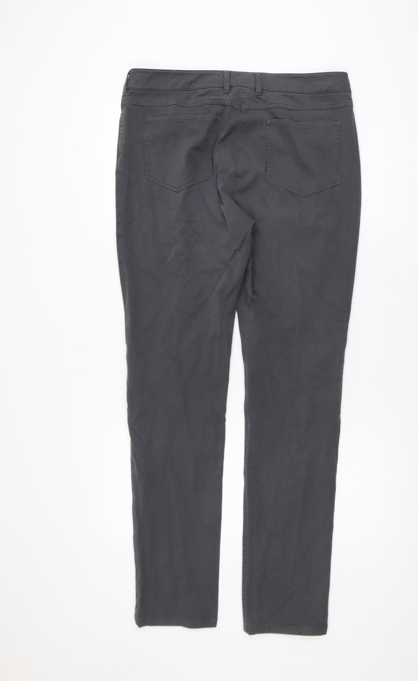 Hobbs Women’s Grey Straight Leg Stretch Jeans UK 14