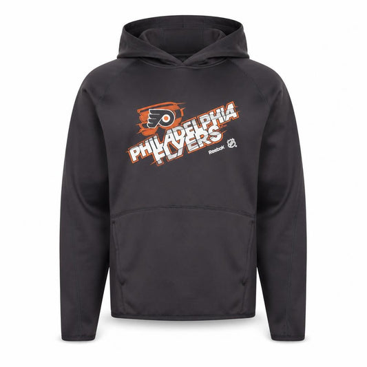 Reebok Men’s Grey Philadelphia Flyers Pullover Hoodie Size L
