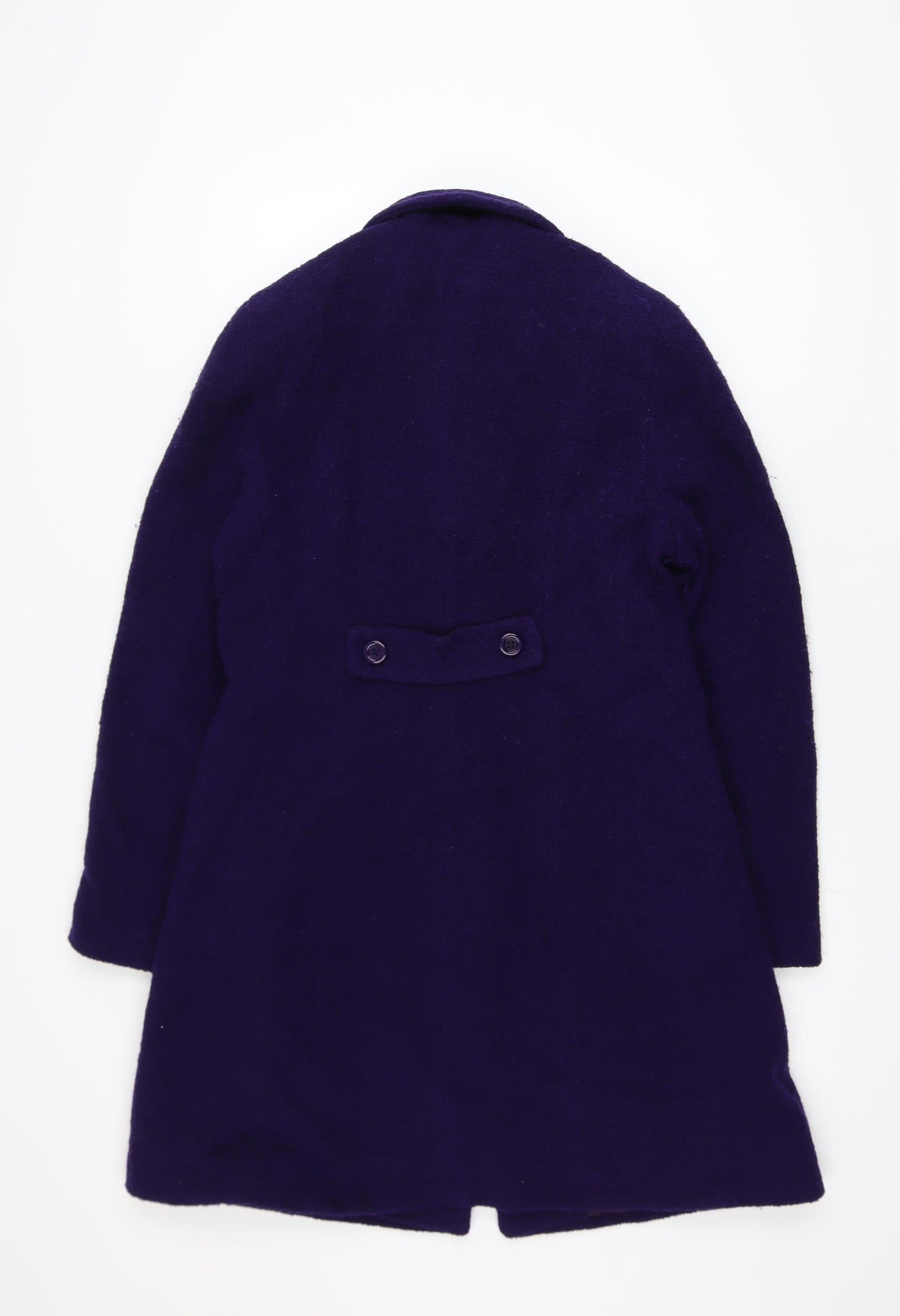 Kookai Women's Purple Wool Mid-Length Coat Size 14