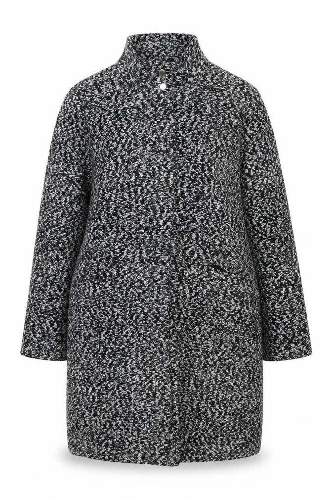 Bonmarché Women's Grey Knit Coatigan Size 16 Overcoat