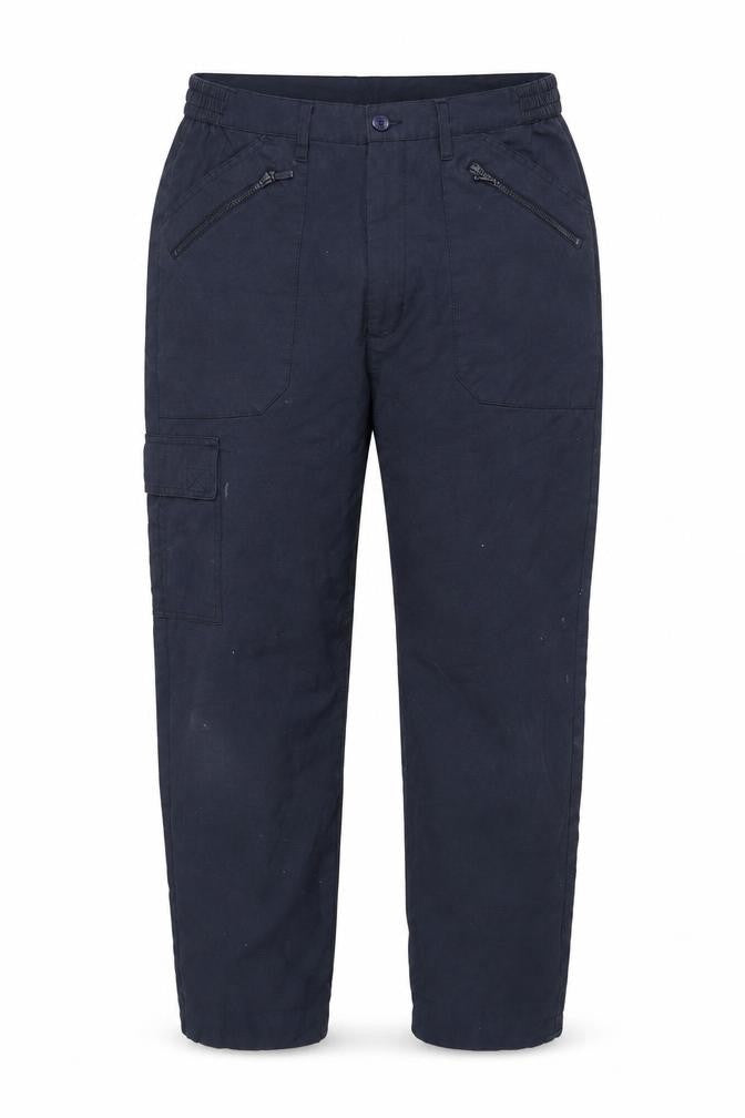 Pegasus Men's Blue Cargo Trousers 34Wx33L Regular Fit