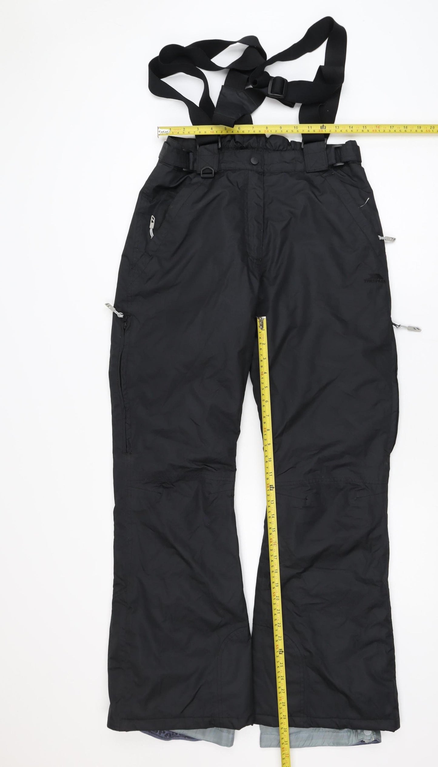 Trespass Men's Black Waterproof Snow Pants Trousers M Regular