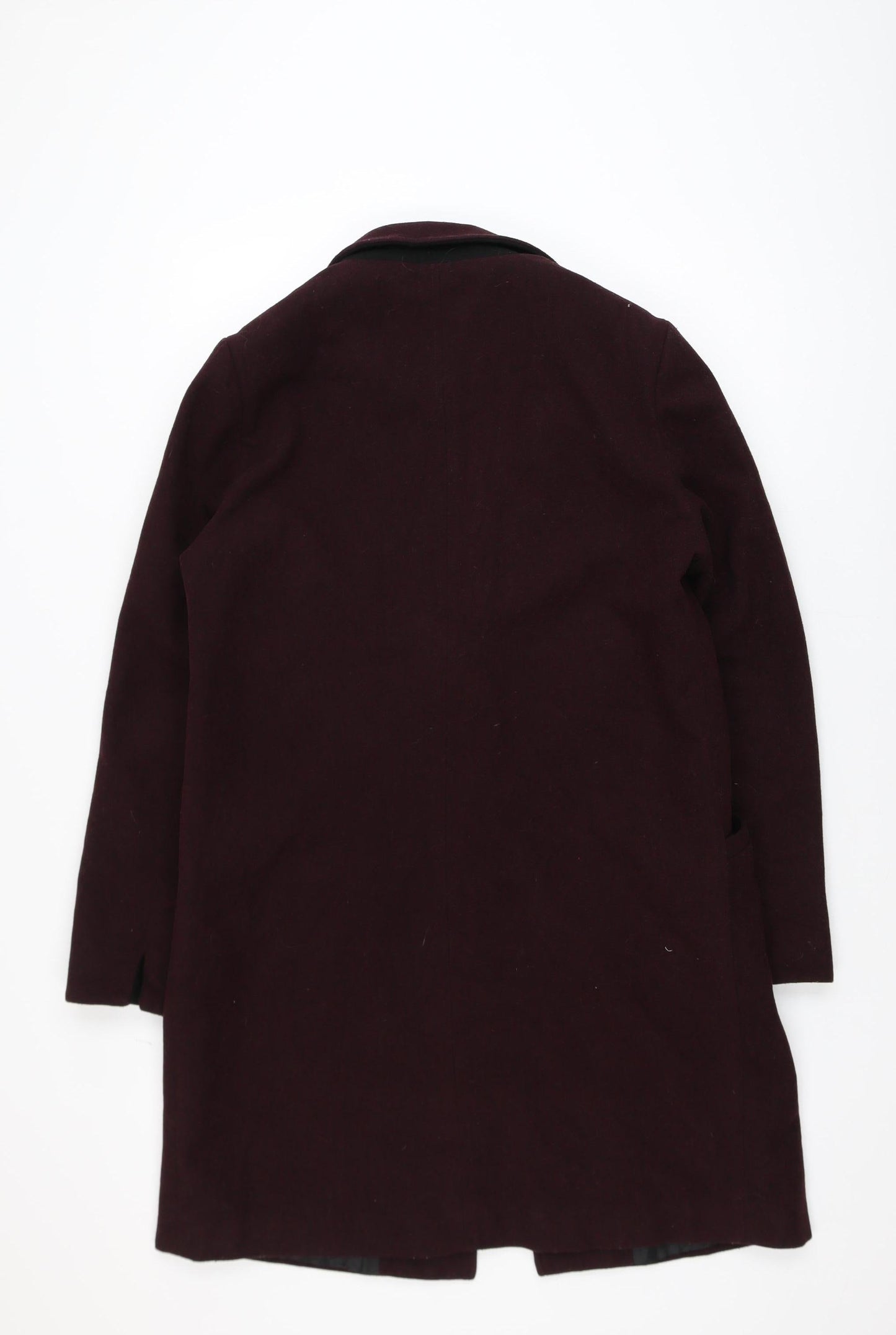 George Women’s Brown Mid-Length Overcoat Size 12 Lined Classic Style