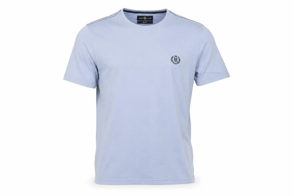 Henri Lloyd Men's Blue Regular Fit Cotton Crew Neck T-Shirt Size M