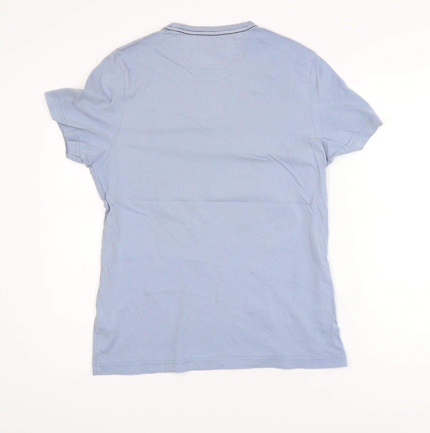 Henri Lloyd Men's Blue Regular Fit Cotton Crew Neck T-Shirt Size M