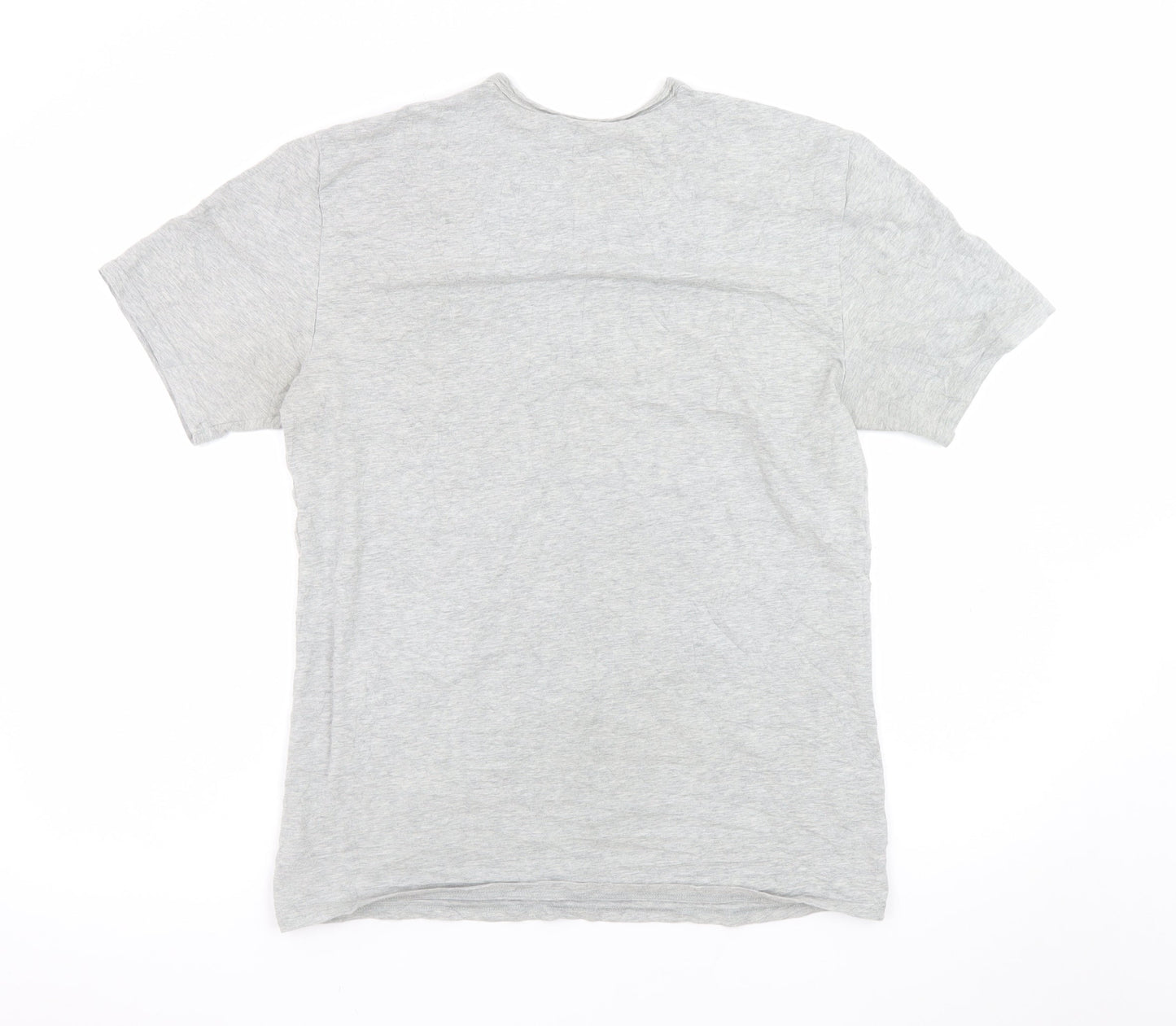 Calvin Klein Men's Grey M Crew Neck Cotton Stretch T-Shirt