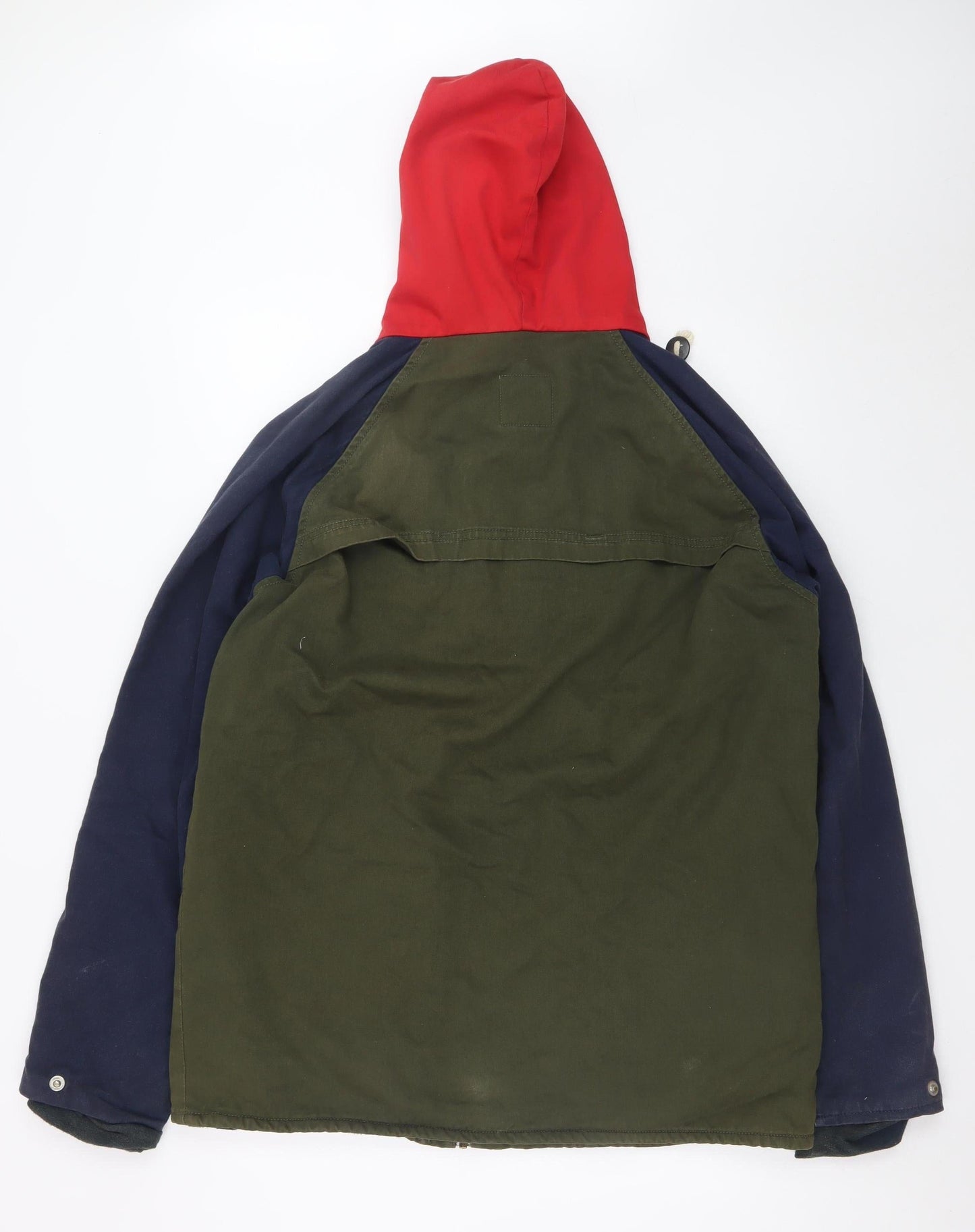 Lazy Oaf Men’s Multicoloured Cotton Hooded Parka Jacket L