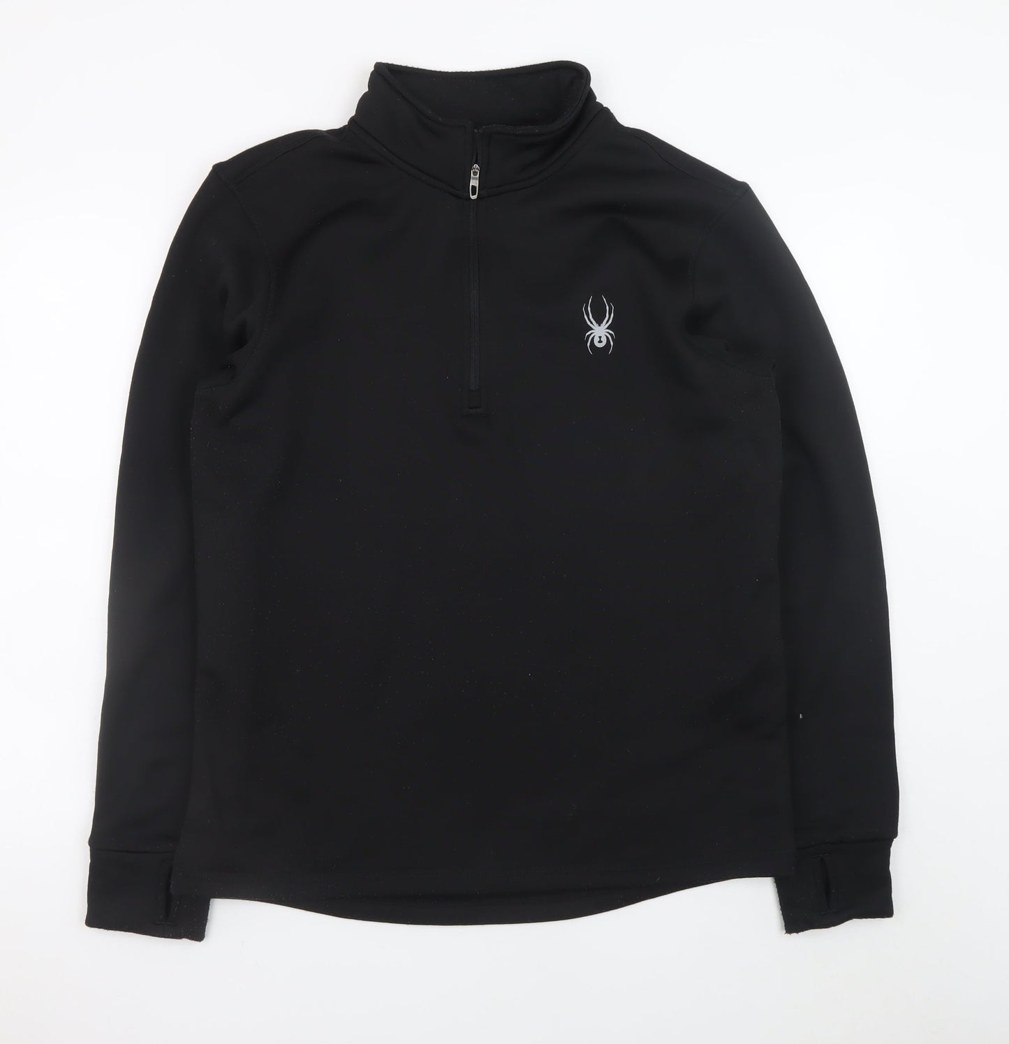 Spyder Men's Black Large 1/2 Zip Athletic Pullover Sweatshirt