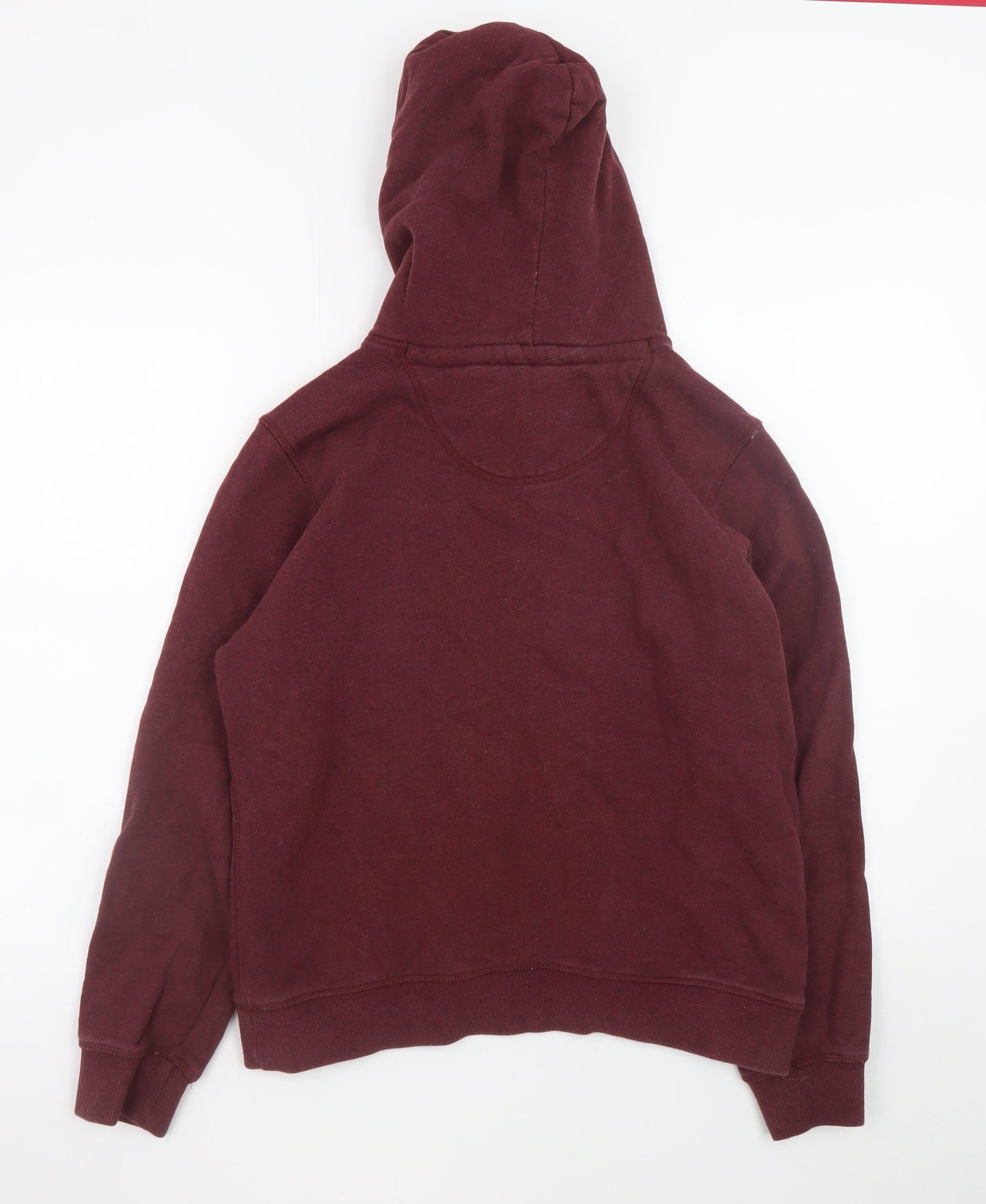 Jack Wills Womens Burgundy Hoodie UK 12 Pullover Hooded Sweatshirt