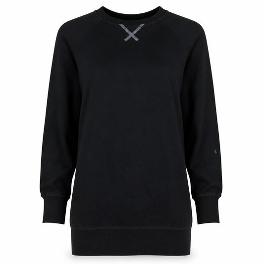 Adidas Womens Black Long Sleeve Pullover Sweatshirt Size 10