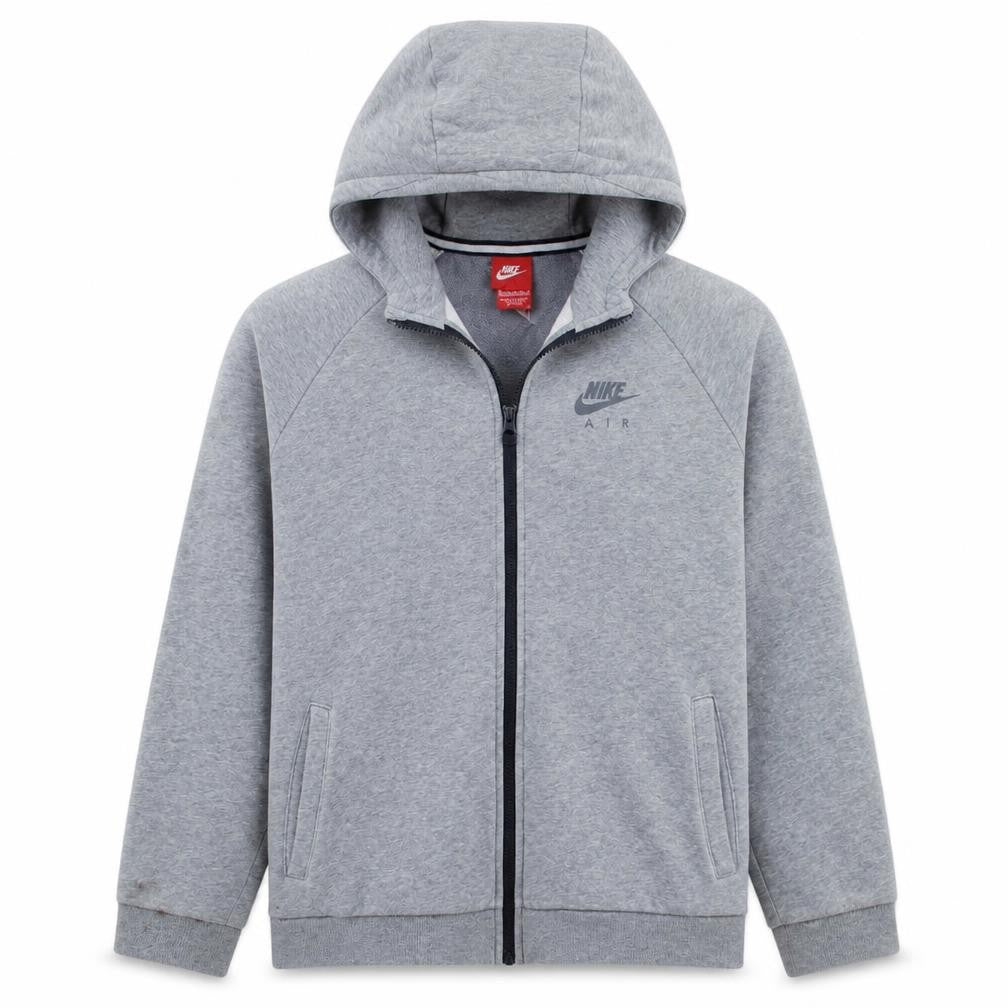 Nike Boys Grey Full Zip Hoodie XL 13-15 Years Sports Casual