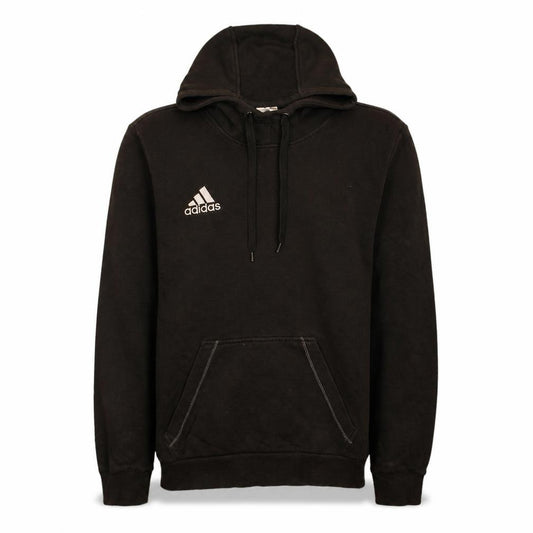 Adidas Men's Black Pullover Hoodie Small Fleece Sportswear