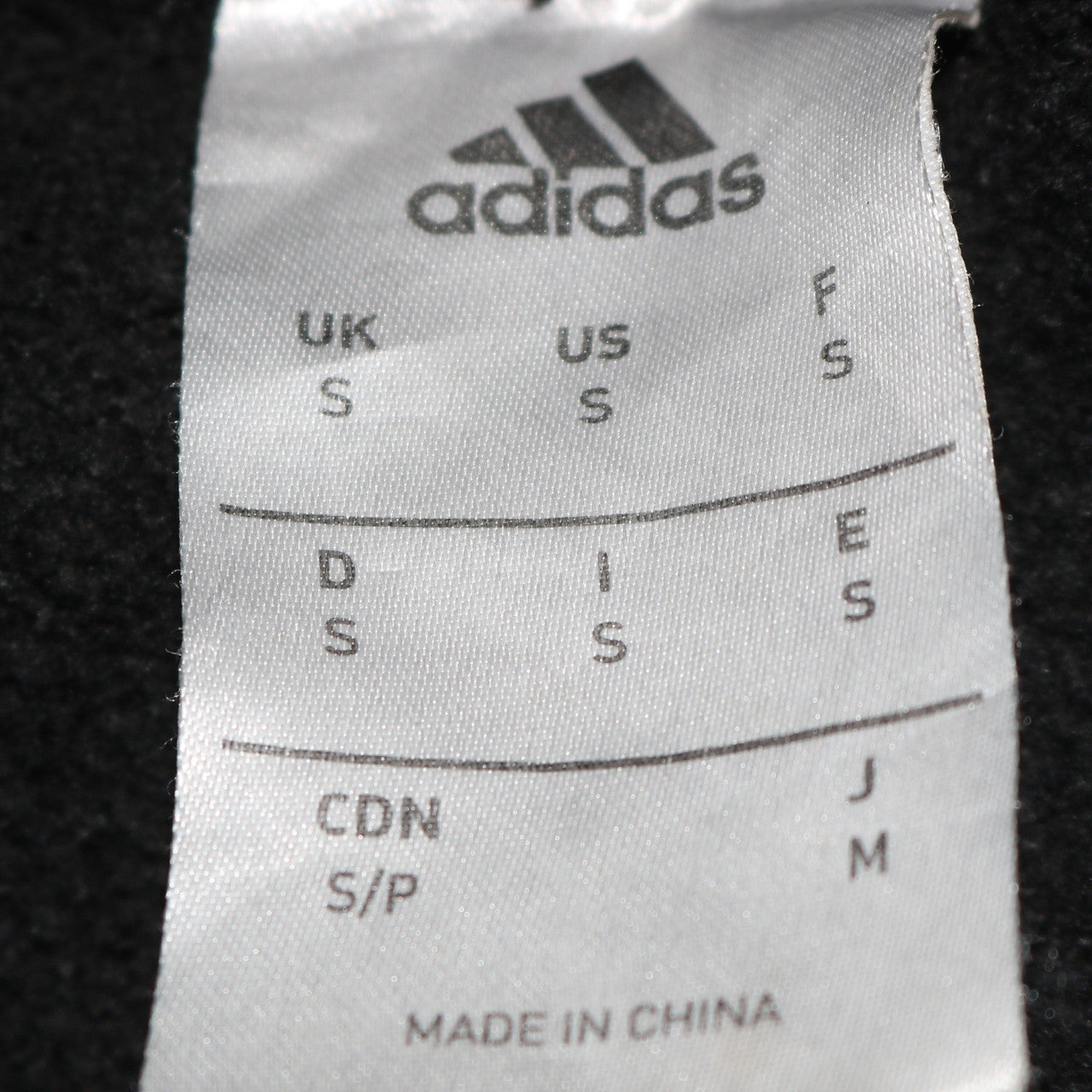 Adidas Men's Black Pullover Hoodie Small Fleece Sportswear
