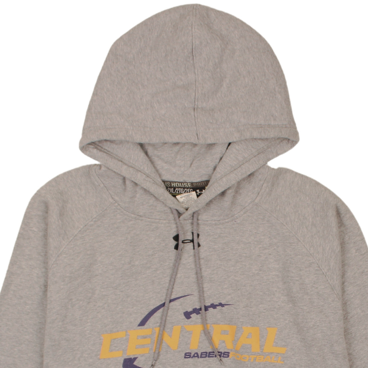 Under Armour Men's Grey 2XL Pullover Hoodie Graphic Print Sportswear