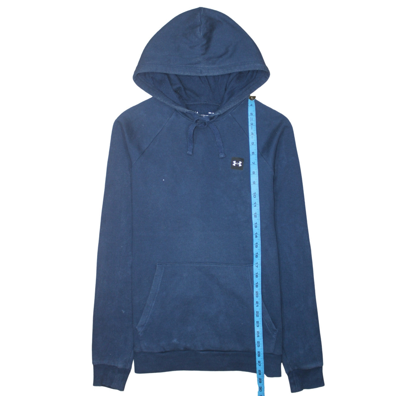 Under Armour Men’s Blue Pullover Hoodie M Loose Fit Fleece Sweatshirt