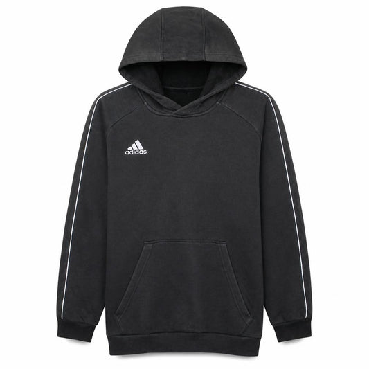 Adidas Men's Black Pullover Hoodie M Sports Fleece Sweatshirt